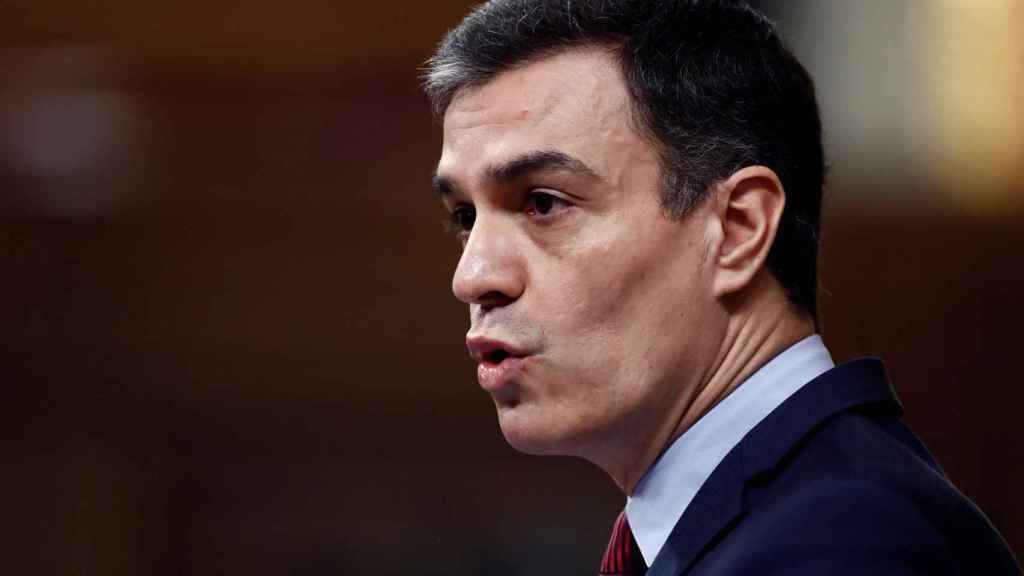 El presidente del Gobierno, Pedro Sánchez, en el Congreso  / EP