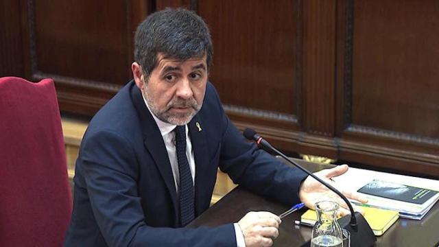 El expresidente de la ANC Jordi Sànchez durante el juicio del 'procés' / EP