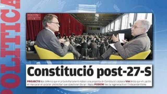 Imagen del programa estrella de El Punt Avui TV 'L'illa de Robinson', conducido por Eduard Berraondo.