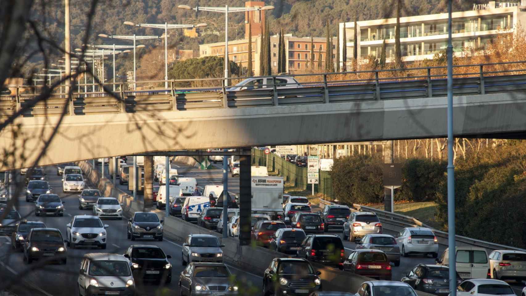 Ronda de Dalt de Barcelona, donde ha fallecido un motorista / EUROPA PRESS