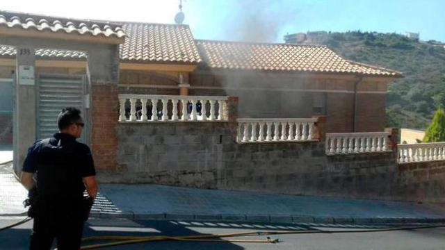La casa de Calafell donde se han producido las explosiones
