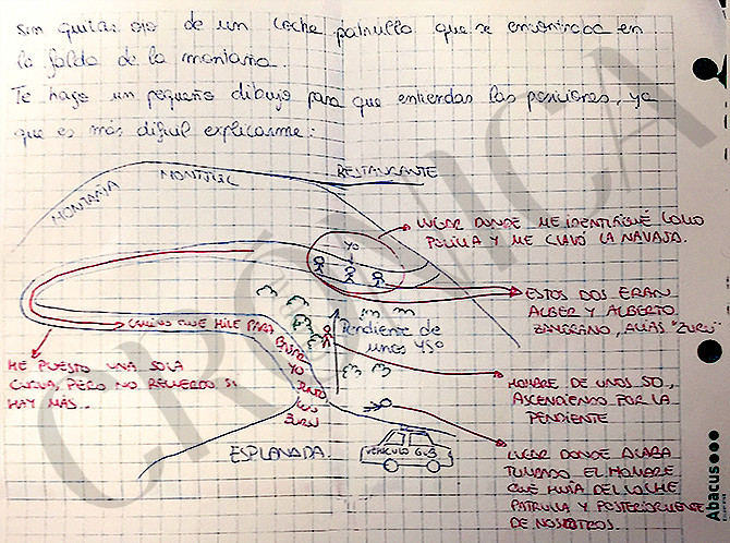 Croquis realizado por Rosa Peral / CG