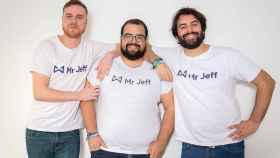 Adrián Lorenzo y Rubén Muñoz y Eloi Gómez, los tres artífices de Mr. Jeff