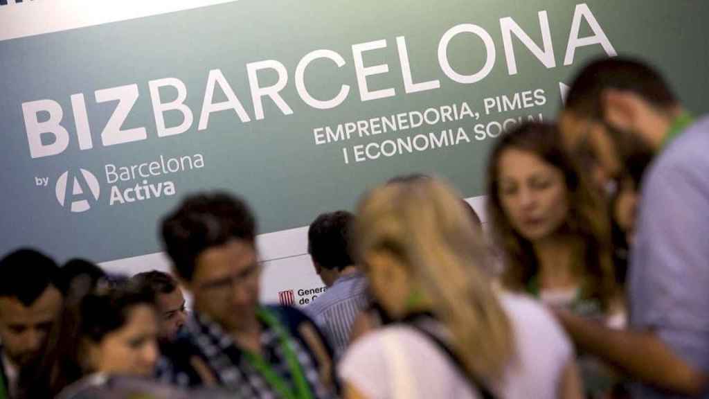 Imagen de la edición pasada del salón BizBarcelona que tiene el foco puesto en la internacionalización y la emprendeduría  / CG