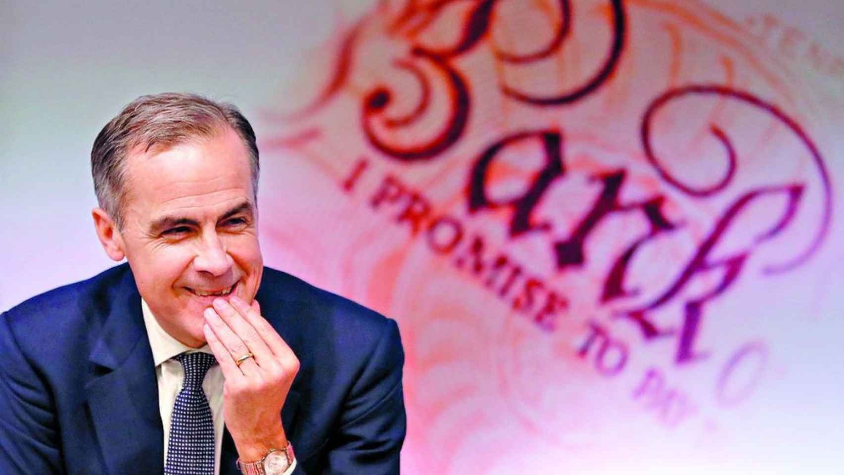 Mark Carney, gobernador del Banco Central de Inglaterra, en una imagen de archivo. Gran Bretaña sube los tipos de interés al 0,5%