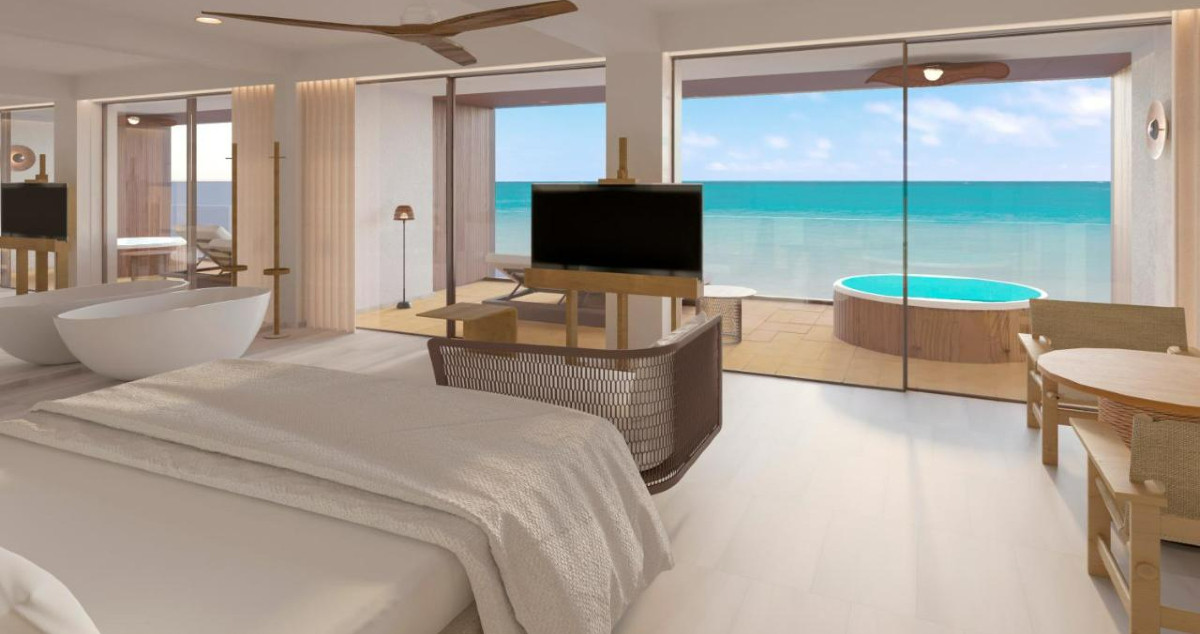 Habitación del Gran Meliá Villa Le Blanc