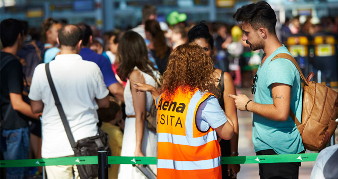 huelga.seguridad el prat eulen controles