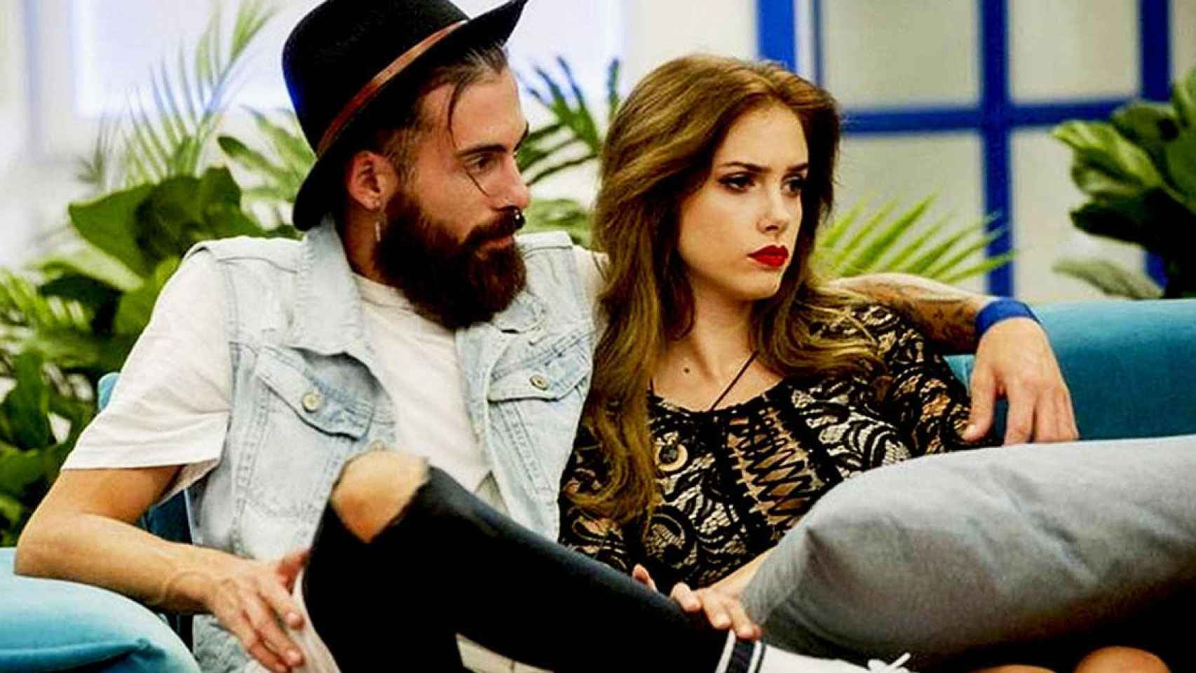 José María López junto a Carlota Prado en 'Gran Hermano' / MEDIASET