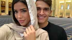 Nadia Avilés y Denis Suárez en Dubai