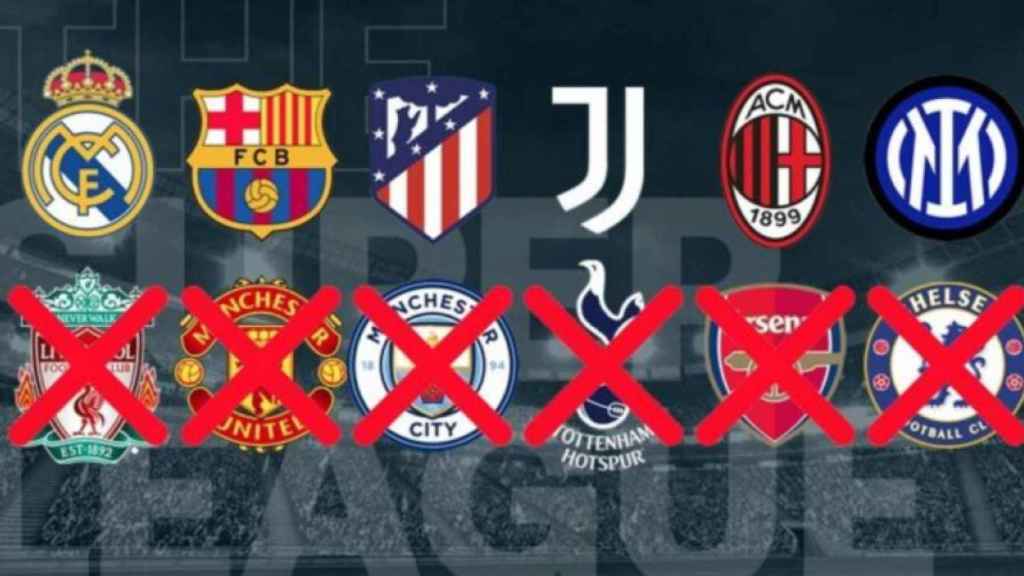 Imagen de los clubes que siguen en la Superliga / Redes