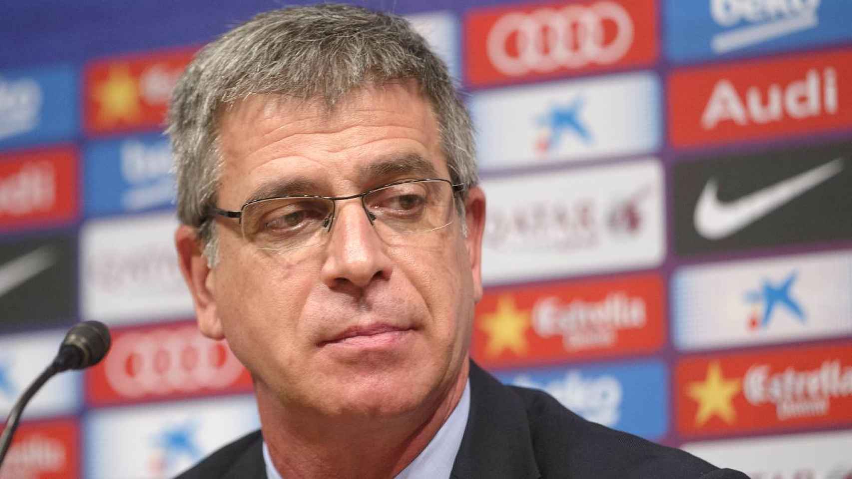 Jordi Mestre en una rueda de prensa / FC Barcelona