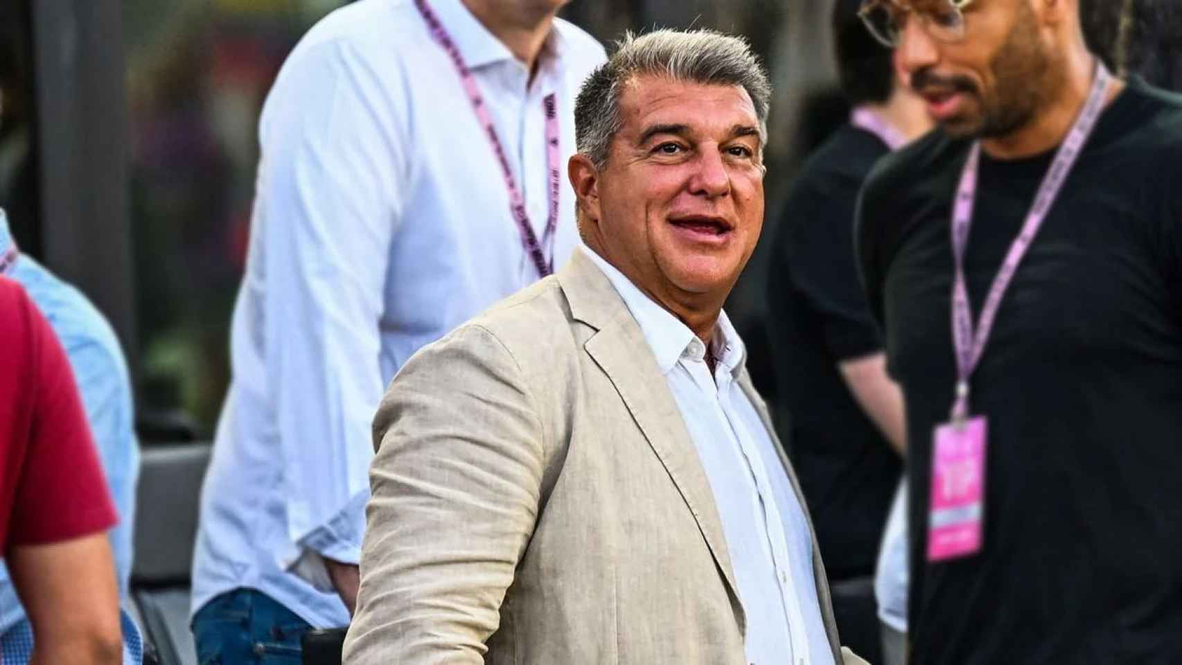 Joan Laporta, presidente del Barça, en una foto de archivo / REDES