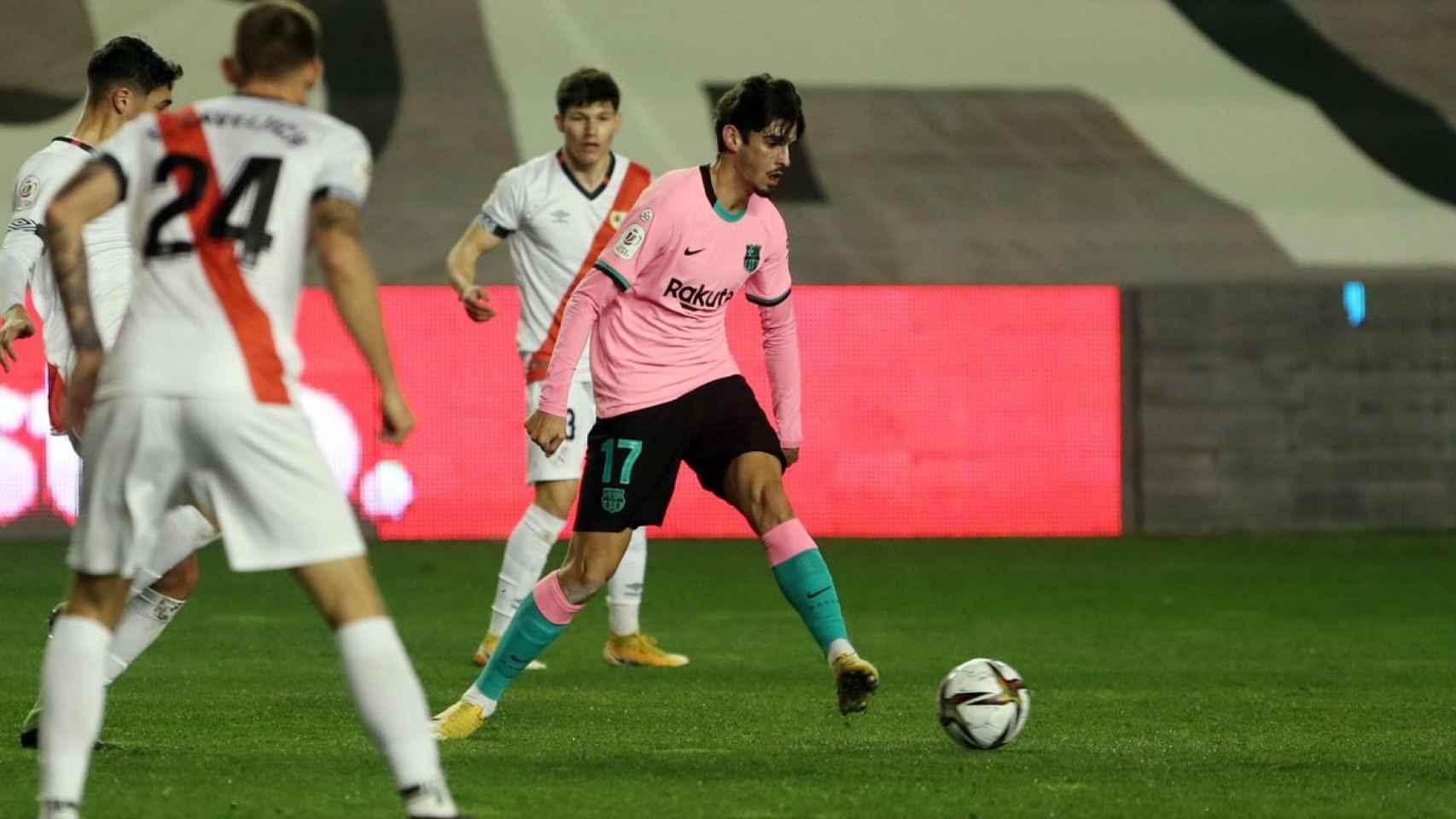 Francisco Trincao en Vallecas ante el Rayo Vallecano en la Copa del Rey / FC BARCELONA