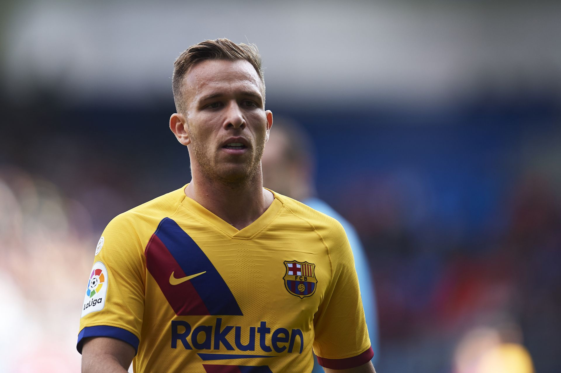 Arthur Melo, en un partido con el Barça | EFE