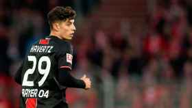 Kai Havertz en una imagen de archivo con el Bayer Levekusen / EFE