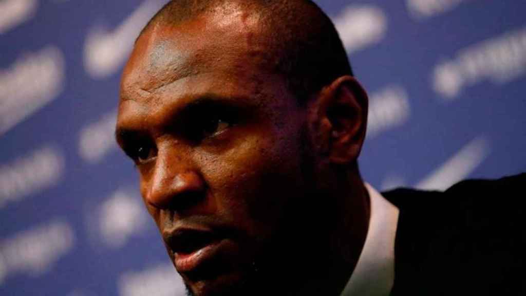 Una foto de Eric Abidal, secretario técnico del Barça / Twitter