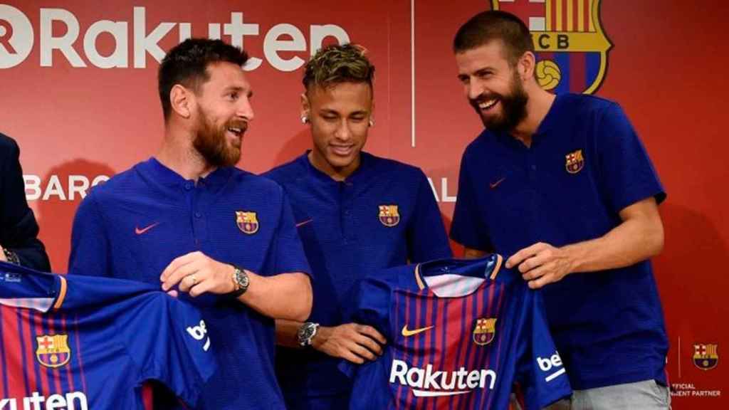 Messi, Neymar y Piqué en una imagen de archivo / EFE