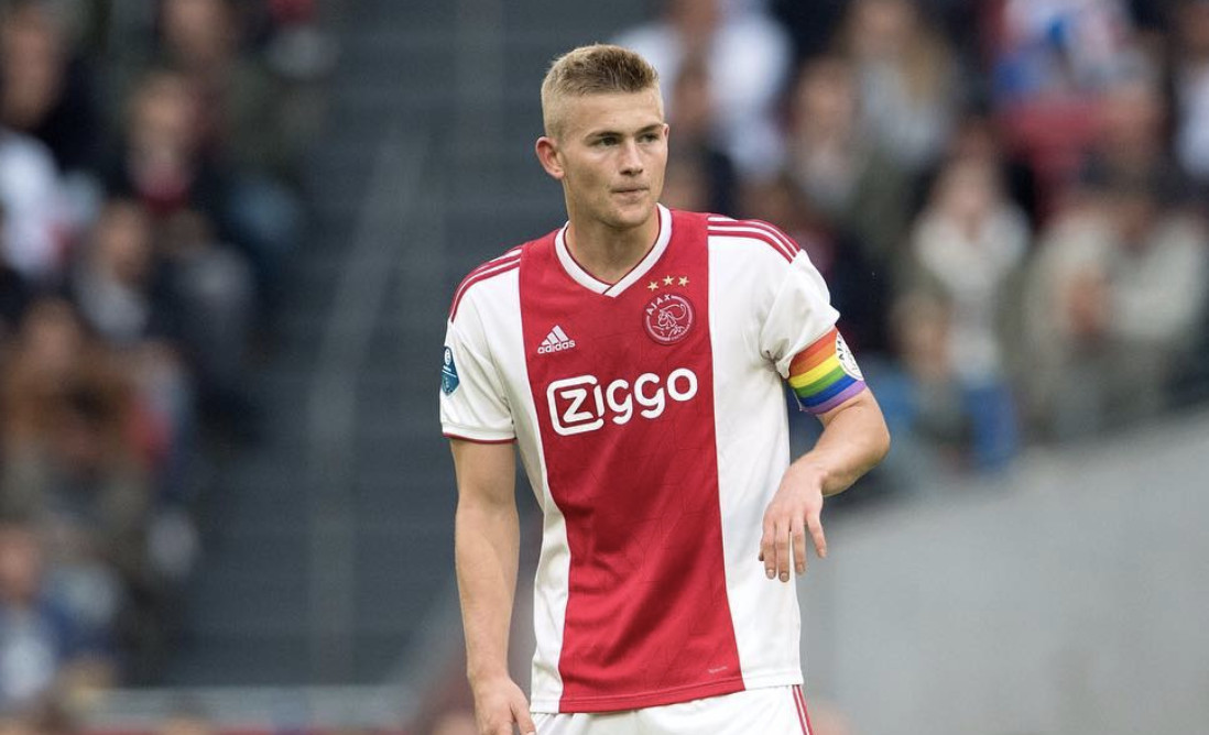 Una foto de Matthijs De Ligt durante un partido del Ajax / Instagram