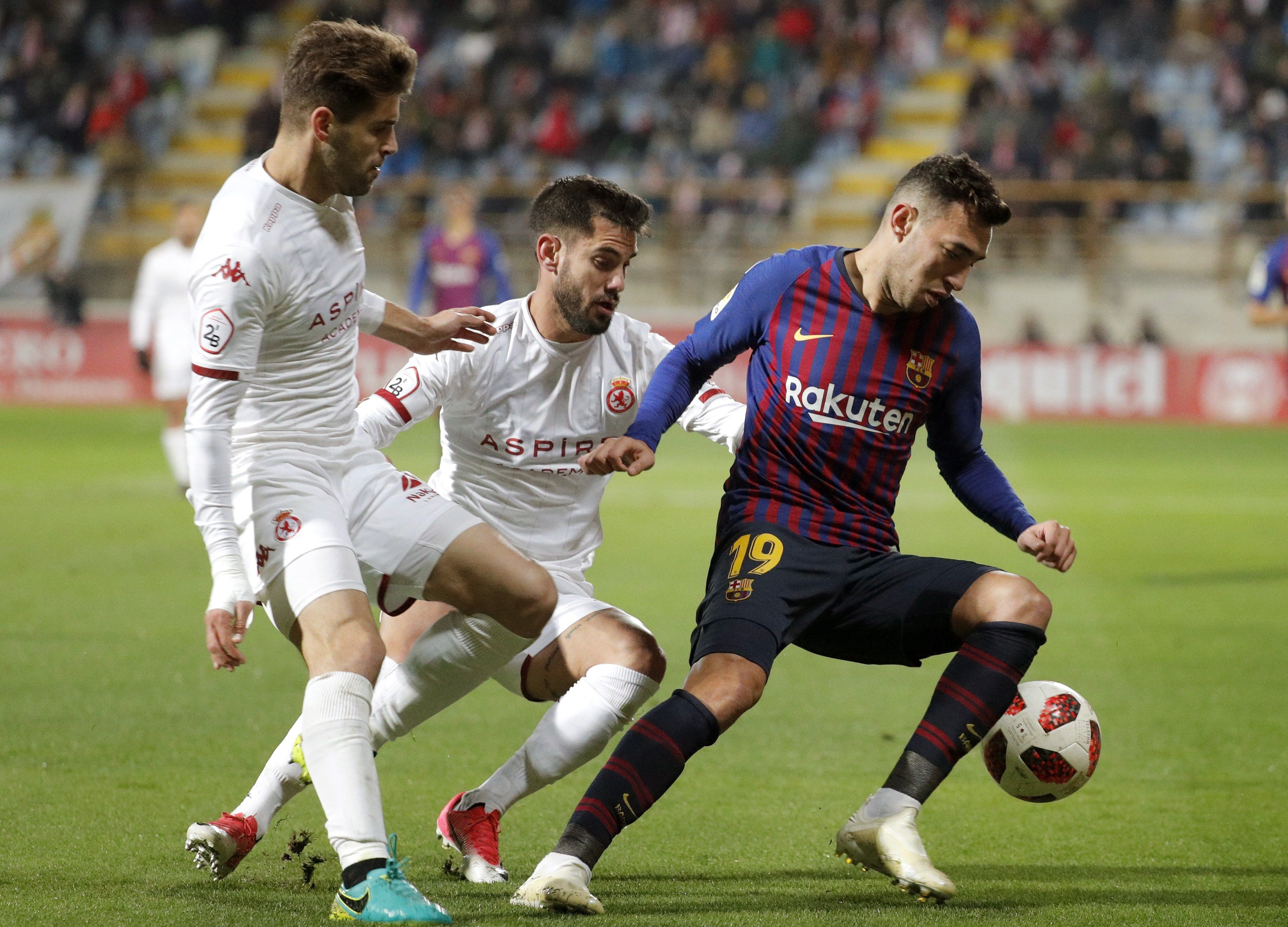 Una foto de Munir contra la Cultural Leonesa / EFE