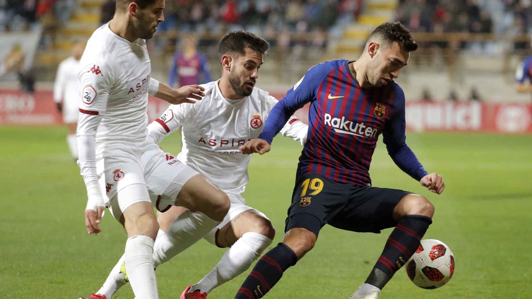 Una foto de Munir contra la Cultural Leonesa / EFE