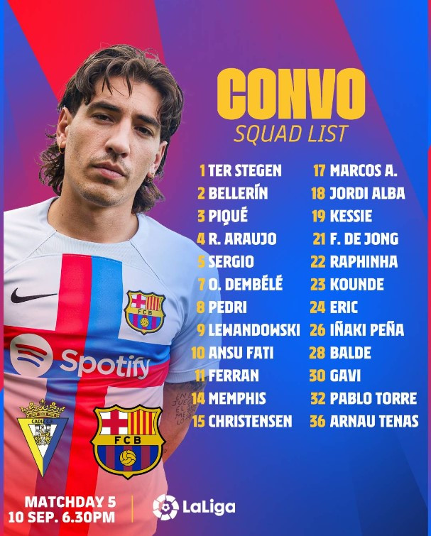 lista convocados fcb