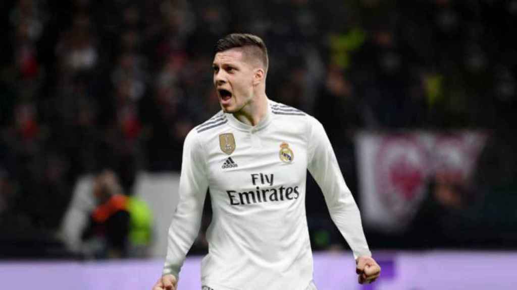 Luka Jovic durante un partido /REDES