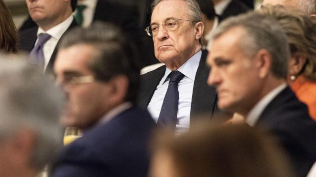 Florentino Pérez en un acto del Real Madrid / EFE