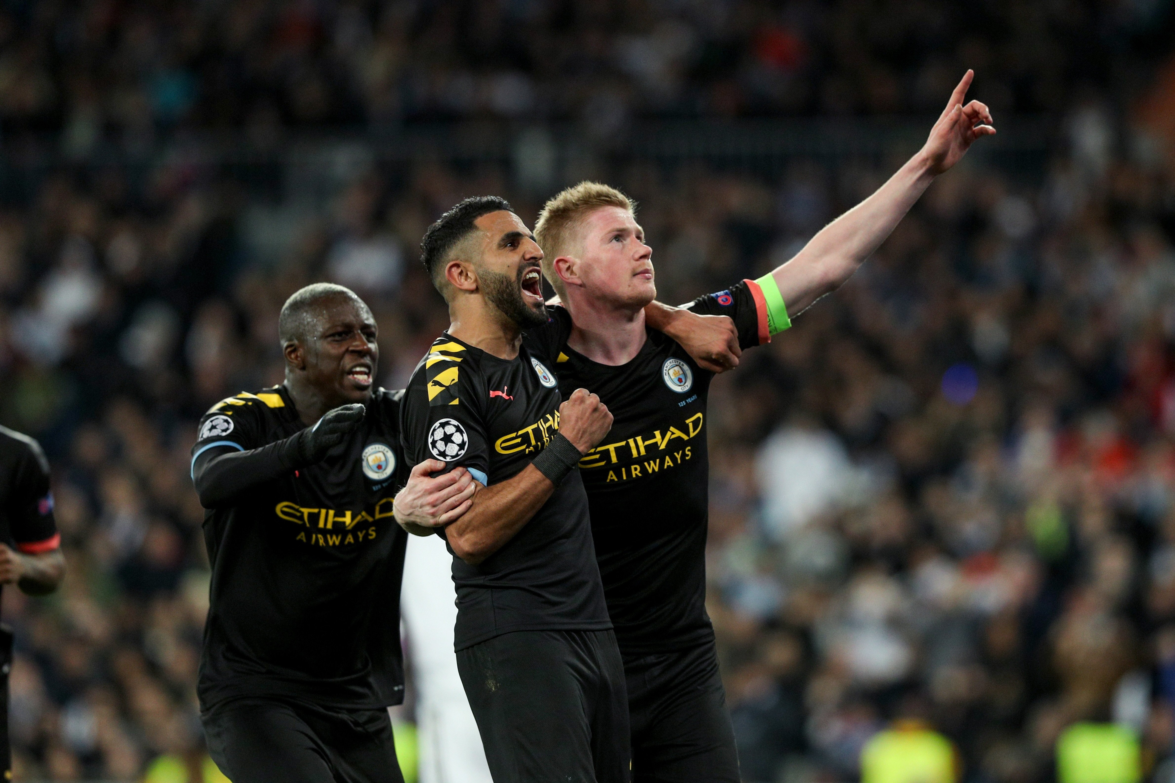 De Bruyne celebra su gol ante el Real Madrid | EFE