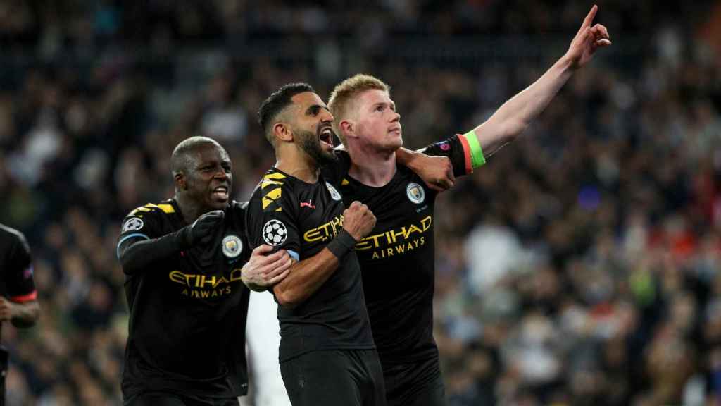 De Bruyne celebra su gol ante el Real Madrid | EFE