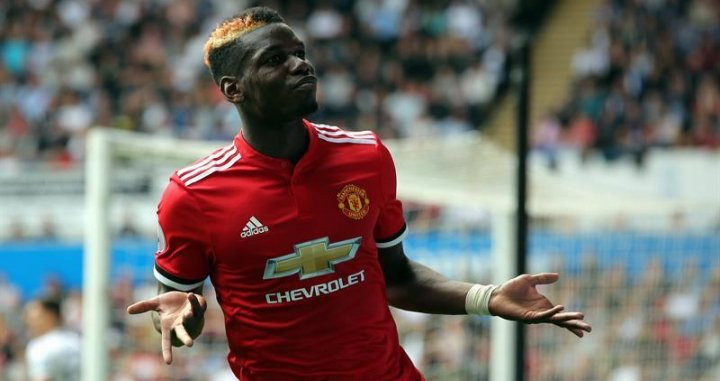 Paul Pogba, durante un partido con el Manchester United/ EFE