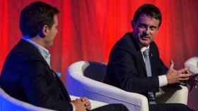 Manuel Valls, junto a Albert Rivera en un acto de campaña de Ciudadanos en Barcelona / EFE