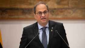 El presidente de la Generalitat, Quim Torra, que seguirá en el cargo tras la resolución de la Junta Electoral Central / EUROPA PRESS