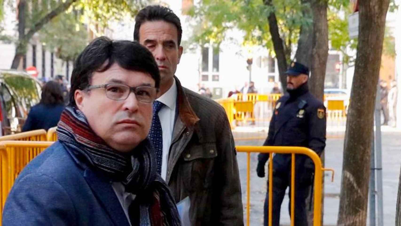 Joan Josep Nuet, coordinador de EUiA en Cataluña, en su declaración ante el Tribunal Supremo en noviembre / EFE