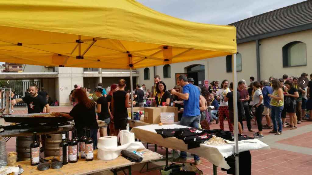 Escuela de formación de la CUP en Sabadell, donde han pactado una vía costosa para el Estado / EUROPA PRESS