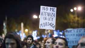 Una pancarta en una manifestación contra la llamada 'Ley Mordaza' / EFE