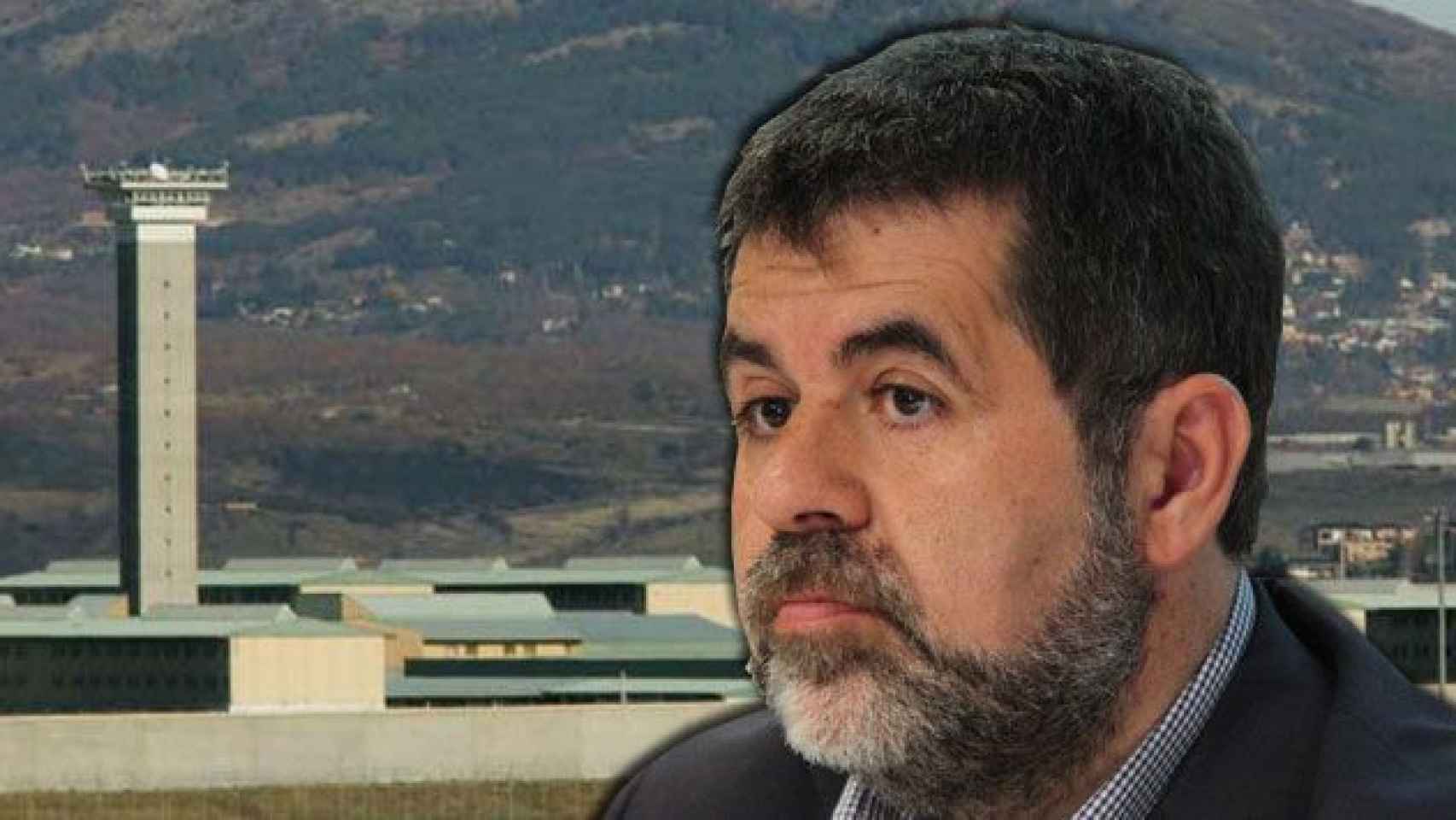 Jordi Sànchez, expresidente de la ANC, con una vista de la prisión de Soto del Real / CG