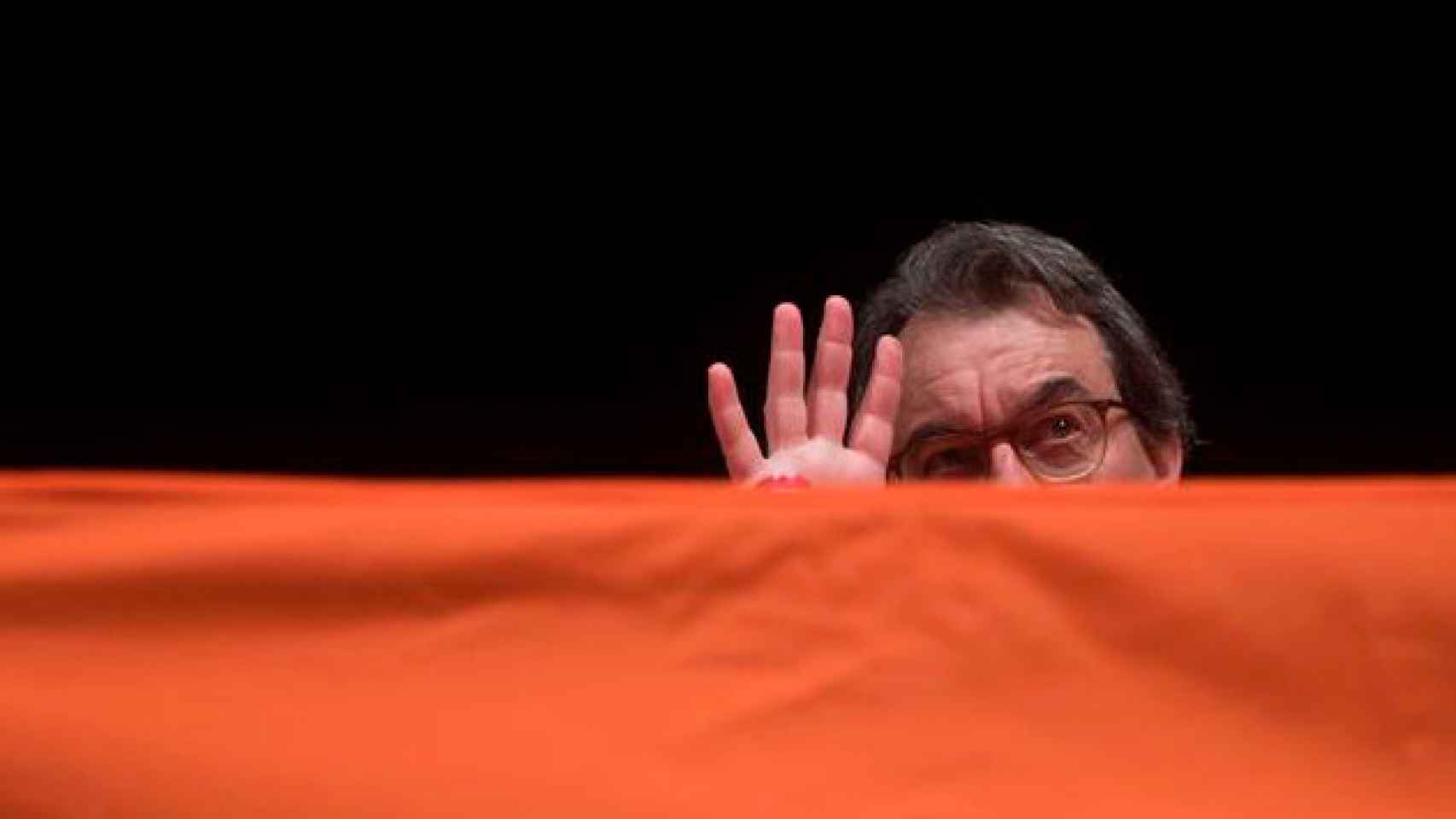 Artur Mas, durante su participación el jueves en un acto de Òmnium Cultural / CG