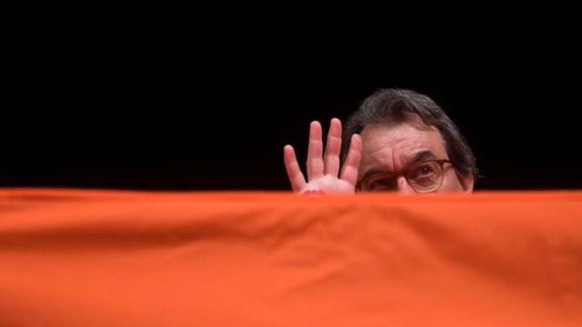 Artur Mas, durante su participación el jueves en un acto de Òmnium Cultural / CG