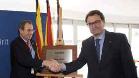 Víctor Grífols y Artur Mas en una fotografía de archivo.