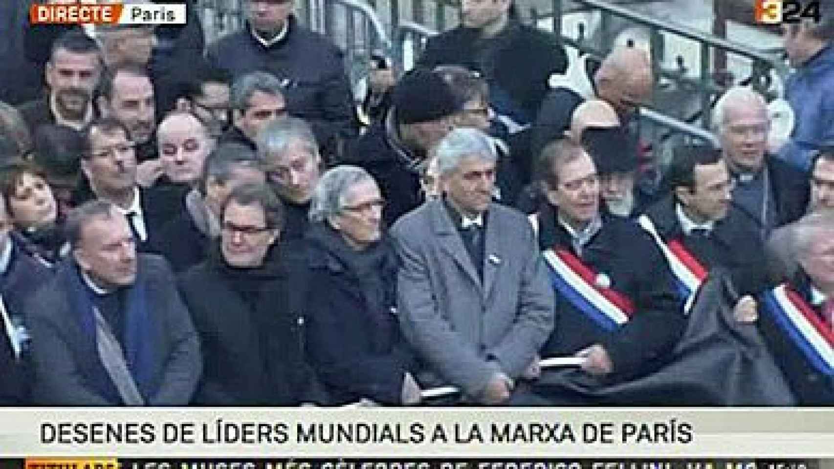 Mas, entre los líderes mundiales, según TV3