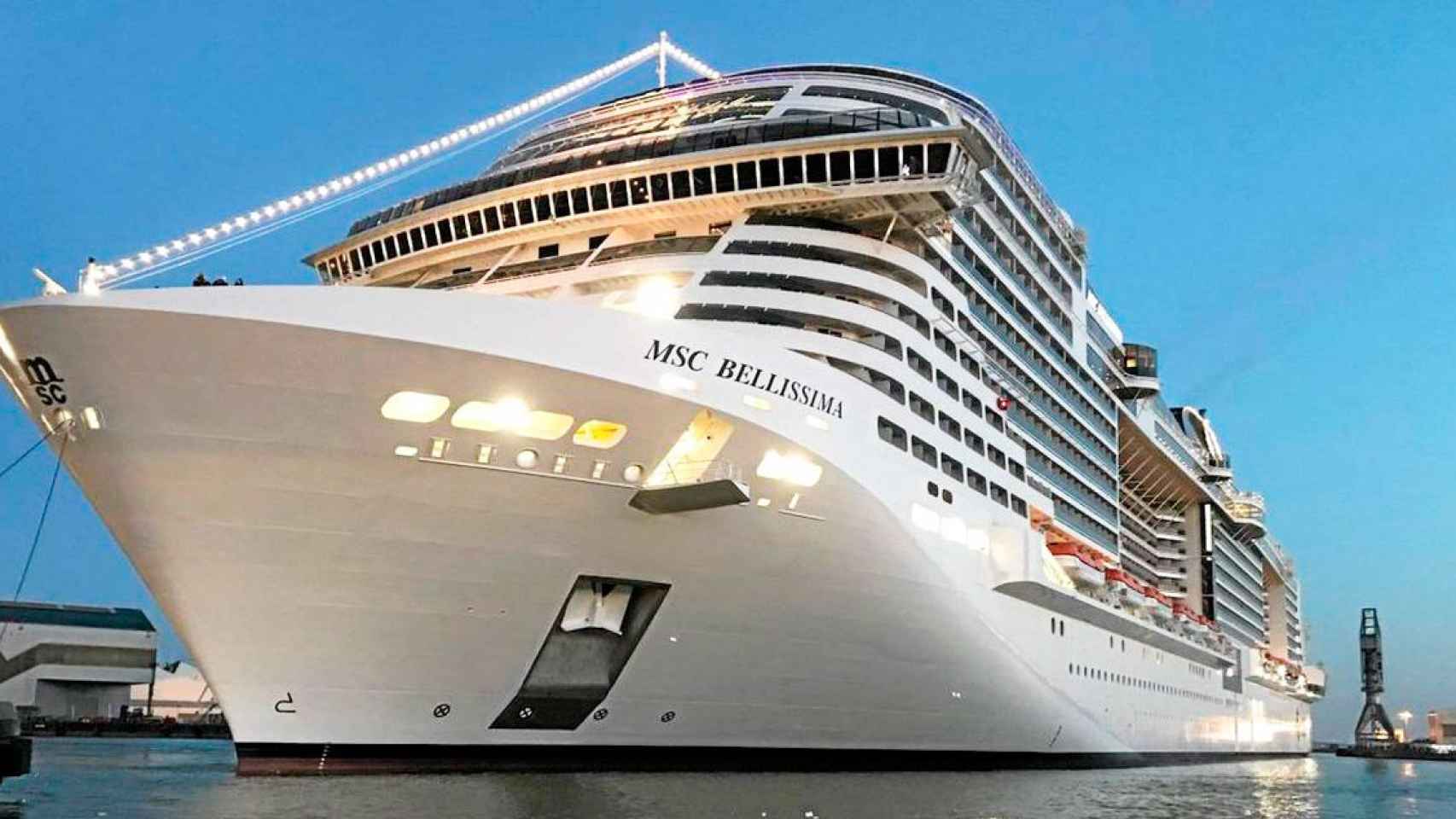 Cancelan la búsqueda de un pasajero de MSC Bellissima que, supuestamente, había caído al mar / Cedida