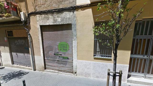 La entrada al huerto urbano de La Farga, en Sants / CG