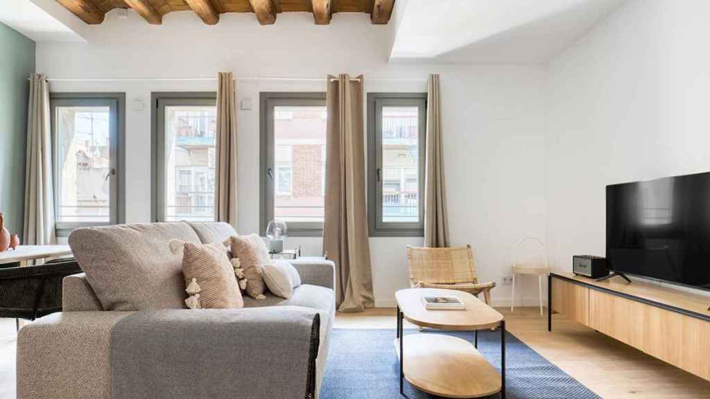 Un apartamento de Blueground en Barcelona / CEDIDA