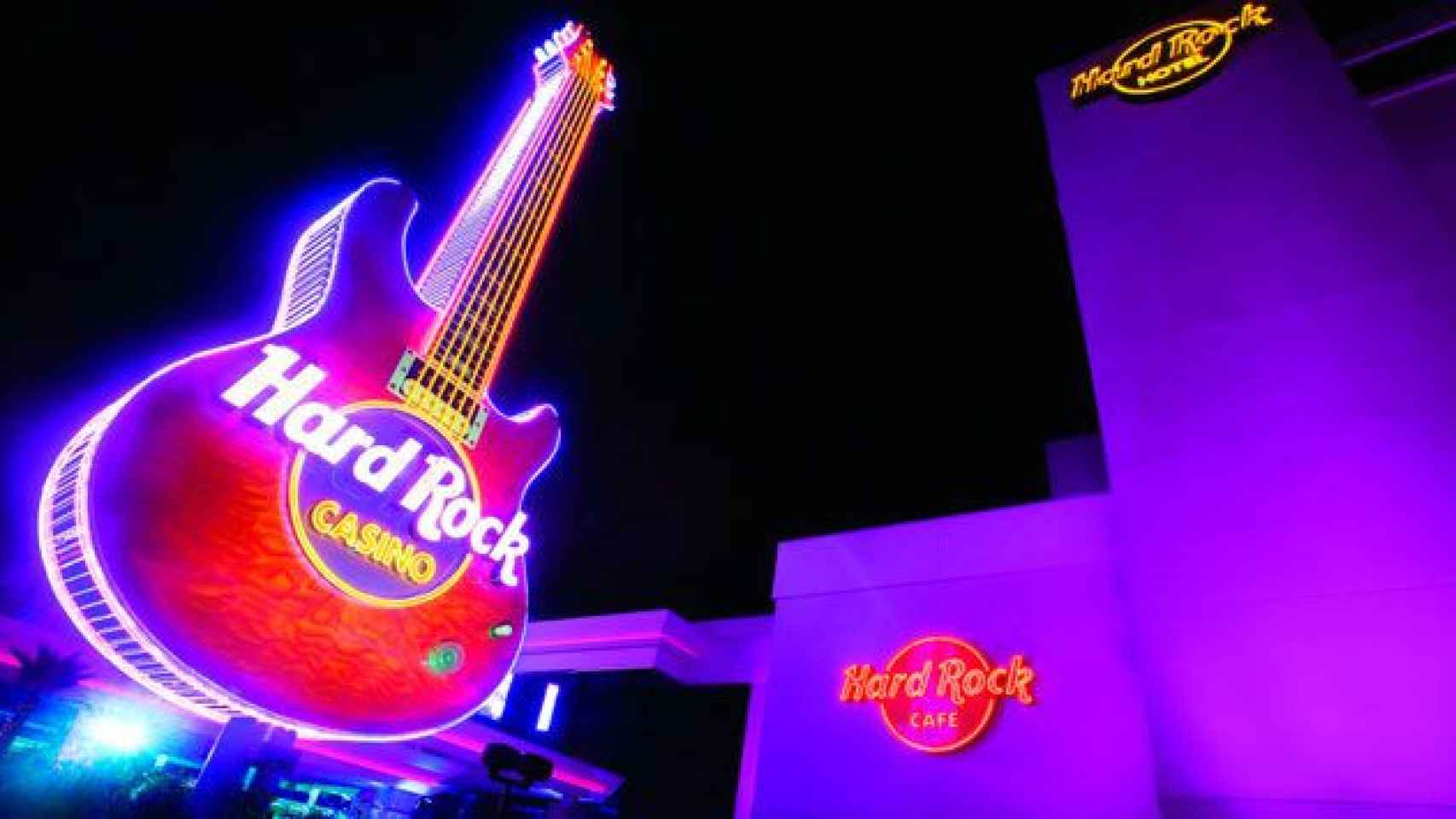 Imagen de un complejo Hard Rock con hotel, casino y café de la marca estadounidense / CG