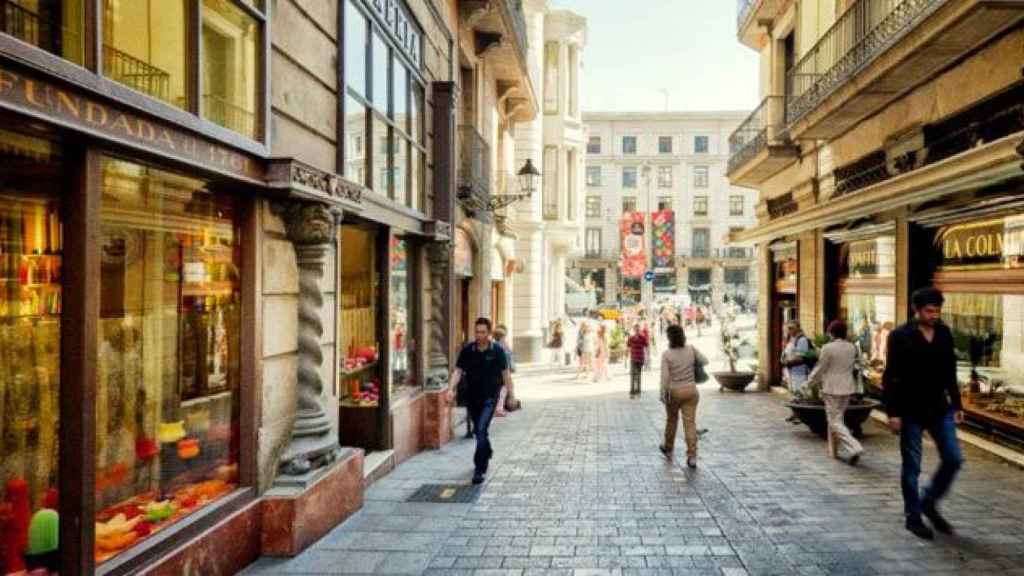 Imagen de la calle de la Libretería de Barcelona, una de las vías más turísticas de la ciudad que gobierna Colau / CG