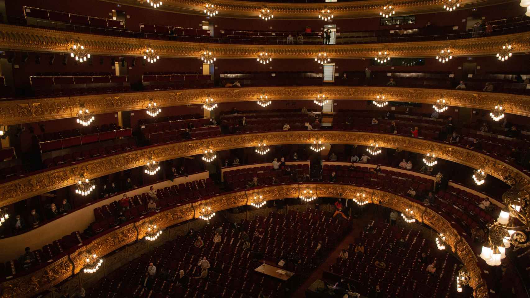 Vista del patio de butacas del Gran Teatre del Liceu / EP