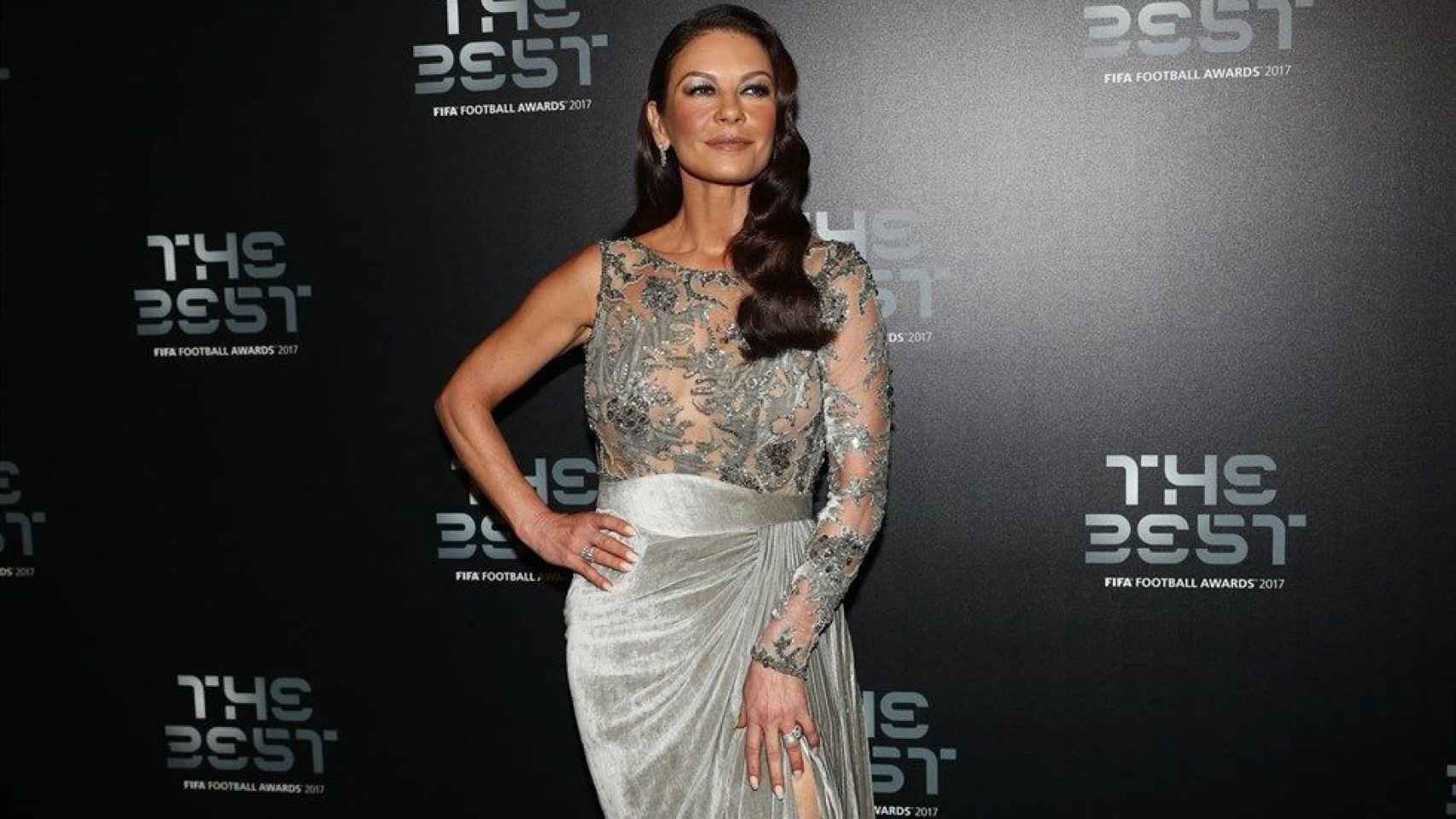 Catherine Zeta Jones, en la gala de entrega de los premios The Best FIFA Football