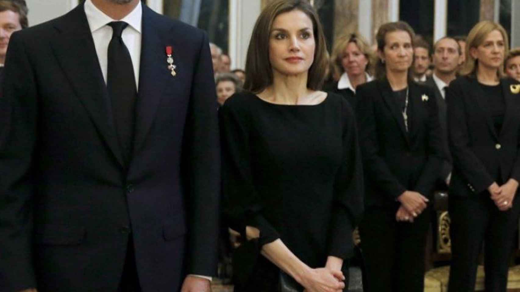 Los Reyes se mantuvieron fríos en todo momento ante la presencia de la Infanta Cristina