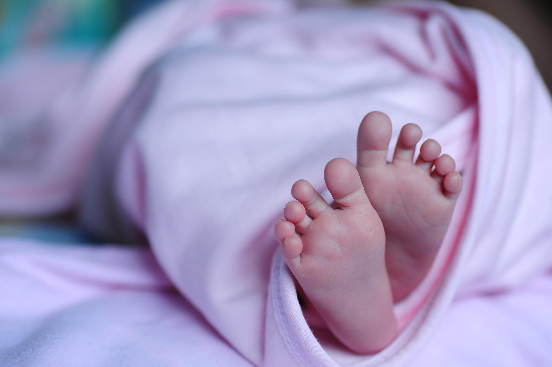 Pies de un bebé prematuro, como el que ha muerto en la morgue de un hospital / PIXABAY