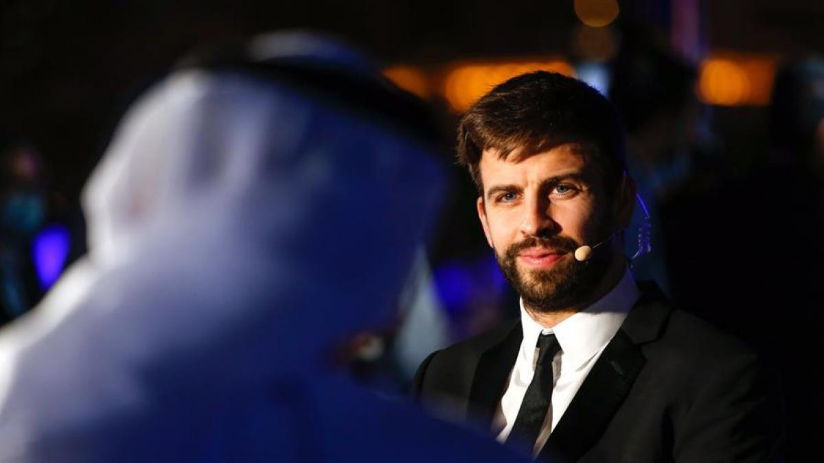 gerard piqué en el global soccer awards